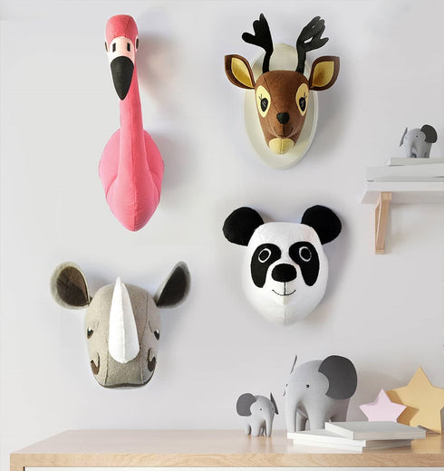 Ronald the Rhino - Faux Taxidermy Animal Head